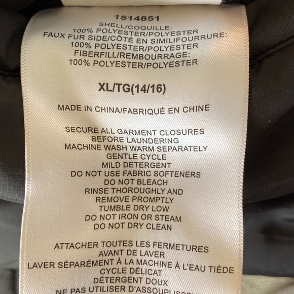 Eddie Bauer Boys 14/16 Reversible Fleece Lined Hooded Lightweight Puffer Jacket. - Picture 11 of 16